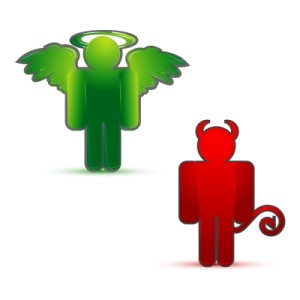 Devil and Angel Icons