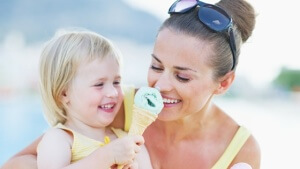 Baby-Mom ice cream
