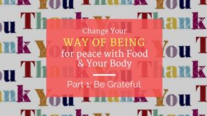 be grateful for peace with food